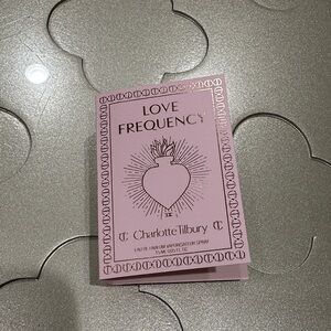 Charlotte Tilbury Love Frequency Sample Card - Pink with Gold Foil